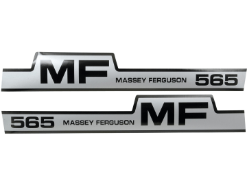 Aufklebersatz "MF 565" für Massey Ferguson, Vergl. Nr. Massey Ferguson: 16978126M1, 1698127M1, 3900326M91 Aufklebersatz "MF 565" für Massey Ferguson, Vergl. Nr. Massey Ferguson: 16978126M1, 1698127M1, 3900326M91