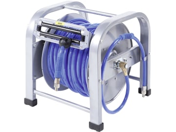 Airpress Schlauchaufroller für Druckluft selbstaufrollend, frei stehend, 9,5 x 13 mm, 30 m Airpress Schlauchaufroller für Druckluft selbstaufrollend, frei stehend, 9,5 x 13 mm, 30 m
