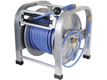 Airpress Schlauchaufroller für Druckluft selbstaufrollend, frei stehend, 8 x 12 mm, 30 m Airpress Schlauchaufroller für Druckluft selbstaufrollend, frei stehend, 8 x 12 mm, 30 m