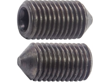 Madenschraube M 8 x 8 mm, Stahl, blank, Innensechskant, abgeflachte Spitze 120°, 025688 Madenschraube M 8 x 8 mm, Stahl, blank, Innensechskant, abgeflachte Spitze 120°, 025688