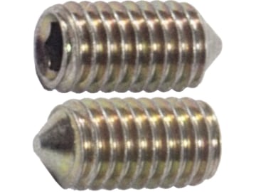Madenschraube M 6 x 12 mm, Stahl, verzinkt; gelb passiviert (A2C), Innensechskant, abgeflachte Spitze, 02566612 Madenschraube M 6 x 12 mm, Stahl, verzinkt; gelb passiviert (A2C), Innensechskant, abgeflachte Spitze, 02566612