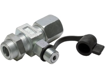 Prüfverschraubungen "TC-FI-15 G-Prüf" für Druckluftbremsanlagen, M 22 x 1,5 AG/M 16 x 1,5 AG Prüfverschraubungen "TC-FI-15 G-Prüf" für Druckluftbremsanlagen, M 22 x 1,5 AG/M 16 x 1,5 AG