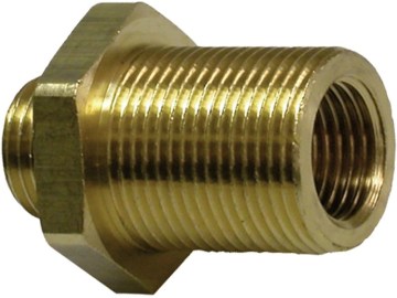Schottverschraubung mit Einschraub- und Innengewinde, Druckluft, metrisch, M 22 x 1,5 Schottverschraubung mit Einschraub- und Innengewinde, Druckluft, metrisch, M 22 x 1,5