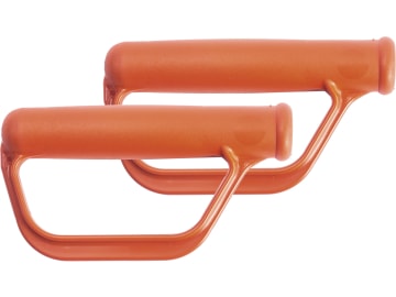 mefro Griffset Kunststoff orange mit Handschutz, für alle mefro Sackkarren, Kistenkarren und Stapelkarren, 2 St. mefro Griffset Kunststoff orange mit Handschutz, für alle mefro Sackkarren, Kistenkarren und Stapelkarren, 2 St.