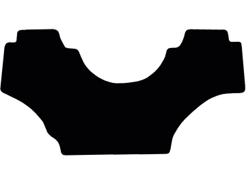 Fußmatte gekettelt, aus Velours, schwarz, für McCormick Traktor X4.35, X4.60, ab Bj. 14 Fußmatte gekettelt, aus Velours, schwarz, für McCormick Traktor X4.35, X4.60, ab Bj. 14