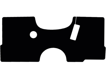 Fußmatte gekettelt, aus Velours, schwarz, für JCB Teleskoplader TM 320 S Agri, ab Bj. 14 Fußmatte gekettelt, aus Velours, schwarz, für JCB Teleskoplader TM 320 S Agri, ab Bj. 14