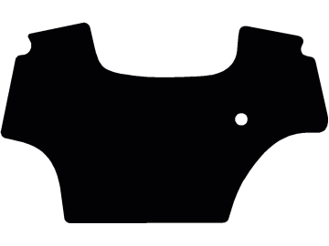 Fußmatte gekettelt, aus Velours, schwarz, für Deutz-Fahr Traktor Serie 5 TTV + P, ab Bj. 09.14 Fußmatte gekettelt, aus Velours, schwarz, für Deutz-Fahr Traktor Serie 5 TTV + P, ab Bj. 09.14