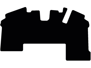 Fußmatte gekettelt, aus Velours, schwarz, für JCB Traktor Fastrac 4000, ab Bj. 03.15 Fußmatte gekettelt, aus Velours, schwarz, für JCB Traktor Fastrac 4000, ab Bj. 03.15
