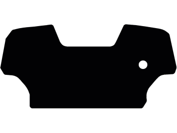 Fußmatte gekettelt, aus Velours, schwarz, für Massey Ferguson Traktor MF 3625, ab Bj. 07 Fußmatte gekettelt, aus Velours, schwarz, für Massey Ferguson Traktor MF 3625, ab Bj. 07