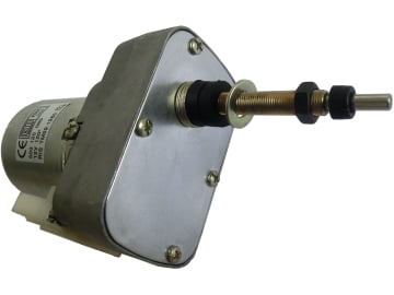 Scheibenwischermotor 12 V Wischwinkel 120 °, schwere Bauart, Ø Welle 6 mm x M 6 Scheibenwischermotor 12 V Wischwinkel 120 °, schwere Bauart, Ø Welle 6 mm x M 6