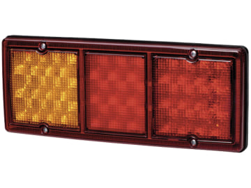 Hella® LED-Schlussleuchte eckig, Schluss-, Brems- und Blinklicht, 9 – 36 V DC, 2SD 357 024-001 Hella® LED-Schlussleuchte eckig, Schluss-, Brems- und Blinklicht, 9 – 36 V DC, 2SD 357 024-001