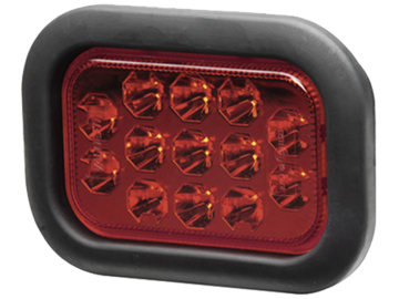 Hella® LED-Schlussleuchte eckig, Schluss- und Bremslicht, 12 – 24 V DC, 2SB 357 025-001 Hella® LED-Schlussleuchte eckig, Schluss- und Bremslicht, 12 – 24 V DC, 2SB 357 025-001