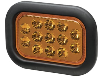 Hella® LED-Blinkleuchte eckig, hinten, 164 x 117 x 35 mm, 12 – 24 V DC, 2BA 357 025-011 Hella® LED-Blinkleuchte eckig, hinten, 164 x 117 x 35 mm, 12 – 24 V DC, 2BA 357 025-011