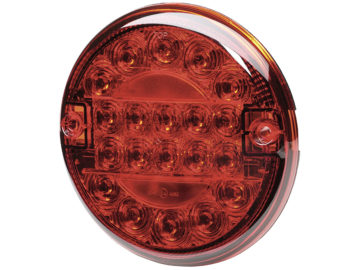 Hella® LED-Nebelschlussleuchte rund, rot, Ø außen 140 mm, 10 – 30 V DC, E4 4052, 2NE 357 026-031 Hella® LED-Nebelschlussleuchte rund, rot, Ø außen 140 mm, 10 – 30 V DC, E4 4052, 2NE 357 026-031