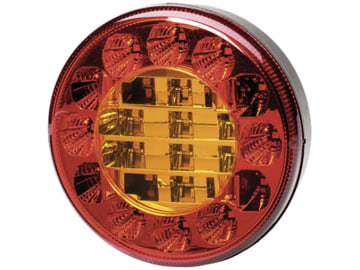 Hella® LED-Schlussleuchte rund, Schluss-, Brems- und Blinklicht, 10 – 30 V DC, 2SD 357 027-001 Hella® LED-Schlussleuchte rund, Schluss-, Brems- und Blinklicht, 10 – 30 V DC, 2SD 357 027-001
