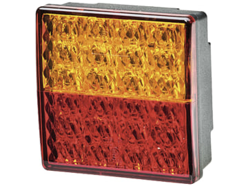 Hella® LED-Schlussleuchte eckig, Schluss-, Brems- und Blinklicht, 12 V DC, 2SD 357 029-001 Hella® LED-Schlussleuchte eckig, Schluss-, Brems- und Blinklicht, 12 V DC, 2SD 357 029-001
