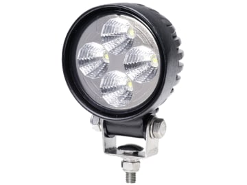 Hella® LED-Arbeitsscheinwerfer rund, 10 – 30 V DC, 12 W, 600 lm, 4 Hochleistungs-LEDs, 1G0 357 000-001 Hella® LED-Arbeitsscheinwerfer rund, 10 – 30 V DC, 12 W, 600 lm, 4 Hochleistungs-LEDs, 1G0 357 000-001