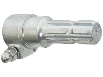 Zapfenwellenverlängerung mit Klemmschutzschraube, 1 3/8" 6 außen, 1 3/8" 6 innen Zapfenwellenverlängerung mit Klemmschutzschraube, 1 3/8" 6 außen, 1 3/8" 6 innen