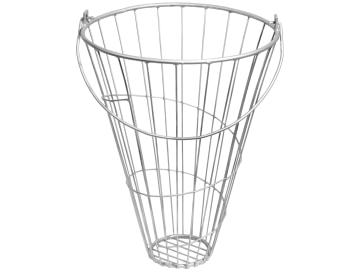KERBL Futterkorb Ø 380 mm; 140 mm, Höhe 500 mm, Stahl verzinkt, 70280 KERBL Futterkorb Ø 380 mm; 140 mm, Höhe 500 mm, Stahl verzinkt, 70280