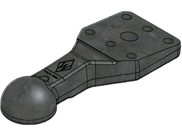 Walterscheid Kalotte "ZKK80-115S", mit flachem Flansch B x H 130 × 115 mm, für Zugdeichsel mit K80® Zug-Kugelkupplung, 8004442 Walterscheid Kalotte "ZKK80-115S", mit flachem Flansch B x H 130 × 115 mm, für Zugdeichsel mit K80® Zug-Kugelkupplung, 8004442