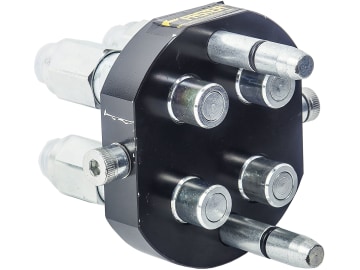 Faster® Stecker "MST5" 2P für Multikupplung, Anzahl Kupplungen 4, M 18 x 1,5 AG, DN 10 Faster® Stecker "MST5" 2P für Multikupplung, Anzahl Kupplungen 4, M 18 x 1,5 AG, DN 10