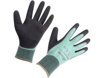 Keron Winterhandschuh "ThermoDry" Polyester-/Baumwoll-Feinstrick (13 Gauge); Fütterung Acryl, Latexbeschichtung 2-fach Keron Winterhandschuh "ThermoDry" Polyester-/Baumwoll-Feinstrick (13 Gauge); Fütterung Acryl, Latexbeschichtung 2-fach