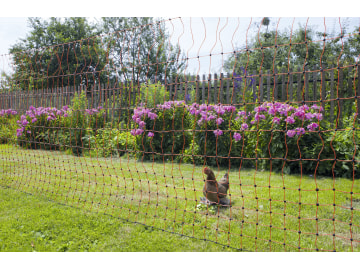 Ako Geflügelzaun "PoultryNet" 112 cm/50 m, orange, stromführend, mit Doppelspitze, 292204 Ako Geflügelzaun "PoultryNet" 112 cm/50 m, orange, stromführend, mit Doppelspitze, 292204