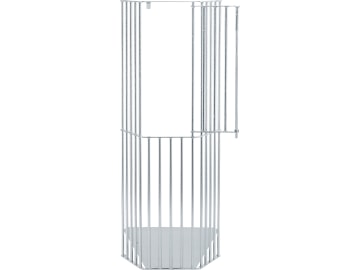 Growi® Großraum-Heuraufe "Pidero" feuerverzinkt, 80 x 200 x 40 cm, 5974 Growi® Großraum-Heuraufe "Pidero" feuerverzinkt, 80 x 200 x 40 cm, 5974