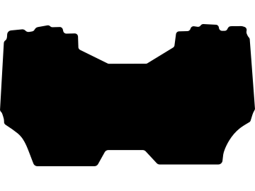Fußmatte gekettelt, aus Velours, schwarz, für Lindner Traktor Geotrac 84 EP, 94 EP, ab Bj. 10 Fußmatte gekettelt, aus Velours, schwarz, für Lindner Traktor Geotrac 84 EP, 94 EP, ab Bj. 10