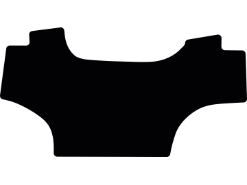 Fußmatte gekettelt, aus Velours, schwarz, für McCormick Traktor X 6.430, ab Bj. 15 Fußmatte gekettelt, aus Velours, schwarz, für McCormick Traktor X 6.430, ab Bj. 15