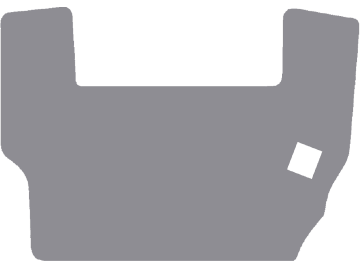 Fußmatte aus Gummi, hellgrau, für Case IH Traktor Maxxum 5000, Bj. 88 – 96 Fußmatte aus Gummi, hellgrau, für Case IH Traktor Maxxum 5000, Bj. 88 – 96