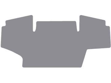 Fußmatte aus Gummi, hellgrau, für Claas Traktor Arion 400, Bj. 01.07 – 06.14 Fußmatte aus Gummi, hellgrau, für Claas Traktor Arion 400, Bj. 01.07 – 06.14