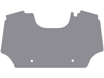 Fußmatte aus Gummi, hellgrau, für Deutz-Fahr Traktor Serie Agroplus, mit mechanischem Gaspedal, ab Bj. 96 Fußmatte aus Gummi, hellgrau, für Deutz-Fahr Traktor Serie Agroplus, mit mechanischem Gaspedal, ab Bj. 96