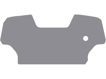 Fußmatte aus Gummi, hellgrau, für Massey Ferguson Traktor MF 3625, ab Bj. 07 Fußmatte aus Gummi, hellgrau, für Massey Ferguson Traktor MF 3625, ab Bj. 07