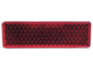 Herth + Buss Rückstrahler rechteckig, rot, 130 x 42 mm, geschraubt, M 5, 78 623 050 Herth + Buss Rückstrahler rechteckig, rot, 130 x 42 mm, geschraubt, M 5, 78 623 050