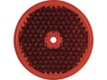 Herth + Buss Rückstrahler rund, rot, Ø 82 mm, geschraubt, mit Bohrung, 78 623 033 Herth + Buss Rückstrahler rund, rot, Ø 82 mm, geschraubt, mit Bohrung, 78 623 033