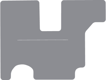 Fußmatte aus Gummi, hellgrau, für Deutz-Fahr Traktor DX-Serie, mit Mastercab Kabine, Bj. 78 – 90 Fußmatte aus Gummi, hellgrau, für Deutz-Fahr Traktor DX-Serie, mit Mastercab Kabine, Bj. 78 – 90