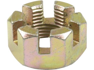Kronenmutter 3/4" UNF 8.8 für Allis Chalmers, Case IH, Ford New Holland, Landini, Massey Ferguson, Massey Harris, McCormick, Volvo Kronenmutter 3/4" UNF 8.8 für Allis Chalmers, Case IH, Ford New Holland, Landini, Massey Ferguson, Massey Harris, McCormick, Volvo