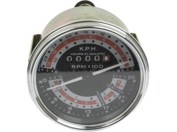 Traktormeter Ø 79/90 mm, 0 bis 26 km/h, 6-Gang mit Dualkupplung, für Massey Ferguson 135 Traktormeter Ø 79/90 mm, 0 bis 26 km/h, 6-Gang mit Dualkupplung, für Massey Ferguson 135