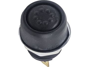 Herth + Buss Druckknopfschalter schwarz, 2 x Flachsteckanschluss 6,3 mm, 12 V - 25 A; 24 V - 12,5 A, 70 468 083 Herth + Buss Druckknopfschalter schwarz, 2 x Flachsteckanschluss 6,3 mm, 12 V - 25 A; 24 V - 12,5 A, 70 468 083