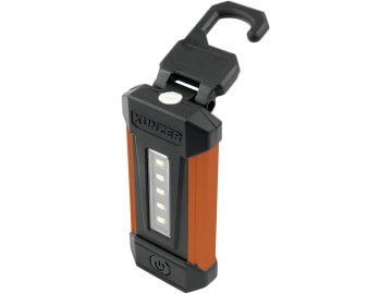 LED-Akku-Arbeitsleuchte "Premium Edition" 60 lm; 250 lm, mit Arbeits- und Kopflicht, orange; aluminium LED-Akku-Arbeitsleuchte "Premium Edition" 60 lm; 250 lm, mit Arbeits- und Kopflicht, orange; aluminium