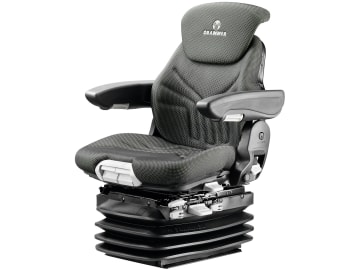 Grammer Traktorsitz "Maximo® Professional", mit Sitzheizung, Komfort-Niederfrequenzfederung mit integriertem 12 V-Kompressor, High-Performance-Stoff, anthrazit/grün/silber Grammer Traktorsitz "Maximo® Professional", mit Sitzheizung, Komfort-Niederfrequenzfederung mit integriertem 12 V-Kompressor, High-Performance-Stoff, anthrazit/grün/silber
