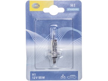 Hella® Halogenlampe H1, 12 V, 55 W, P14,5s in Blisterverpackung, 8GH 002 089-136 Hella® Halogenlampe H1, 12 V, 55 W, P14,5s in Blisterverpackung, 8GH 002 089-136