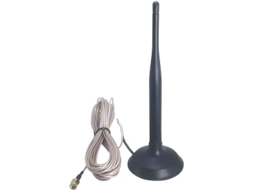 Antenne mit Verlängerungskabel und Magnetfuß, für Funkkamera "GF-KF1" Antenne mit Verlängerungskabel und Magnetfuß, für Funkkamera "GF-KF1"