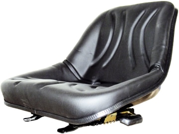 Staplersitz "VS 4" gerade, ungefedert, ohne Sitzkontaktschalter, PVC-Kunstleder, schwarz Staplersitz "VS 4" gerade, ungefedert, ohne Sitzkontaktschalter, PVC-Kunstleder, schwarz
