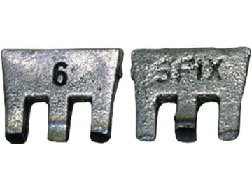 Hammerkeil 50 mm, Gr. 6, wechselseitig angeschliffen für Stiele Äxte und Hämmer Hammerkeil 50 mm, Gr. 6, wechselseitig angeschliffen für Stiele Äxte und Hämmer
