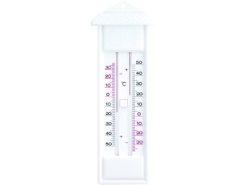 Step Systems Thermometer mit Dach, quecksilberfrei, Kunststoff, weiß, -38 bis +50 °C Step Systems Thermometer mit Dach, quecksilberfrei, Kunststoff, weiß, -38 bis +50 °C