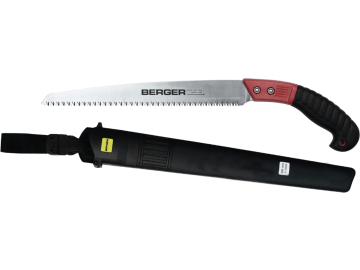 Berger Astsäge 300 mm, mit Kunststoffgriff, inkl. Schutzköcher, 64750 Berger Astsäge 300 mm, mit Kunststoffgriff, inkl. Schutzköcher, 64750