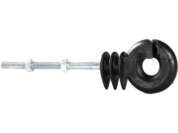 Patura Ringisolator mit Holzgewinde, langer Schaft, 200 mm, für Kunststofflitzen, Inhalt 10 St., 101610 Patura Ringisolator mit Holzgewinde, langer Schaft, 200 mm, für Kunststofflitzen, Inhalt 10 St., 101610