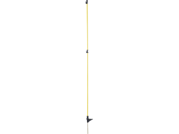 Patura Zaunpfahl Fiberglas oval 10 mm; 8 mm gelb, eingeklebte Trittstufe, Metallspitze 1,60 m, 10 St., 116020 Patura Zaunpfahl Fiberglas oval 10 mm; 8 mm gelb, eingeklebte Trittstufe, Metallspitze 1,60 m, 10 St., 116020